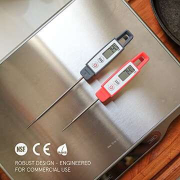 Lavatools PT09 Fast & Reliable Digital Cooking Thermometer