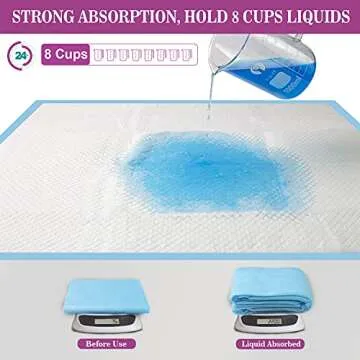 IMMCUTE Dog Pee Pads Extra Large 28"x34", X-Large Training Puppy Pee Pads Super Absorbent & Leak-Pro...