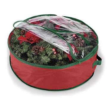 Whitmor Wreath and Garland Bag for 30-Inch Wreaths