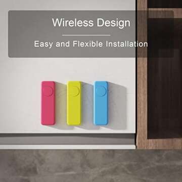 THIRDREALITY ZigBee Smart Button 3 Pack, Red Blue Yellow, 3-Way Remote Control, Require Zigbee hub, ...