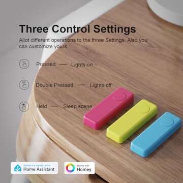 THIRDREALITY ZigBee Smart Button 3 Pack for Home Automation