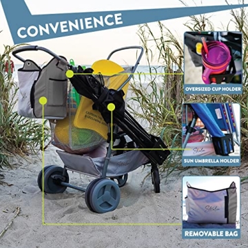 Strolee Collapsible Beach Cart for Easy Outdoor Adventures