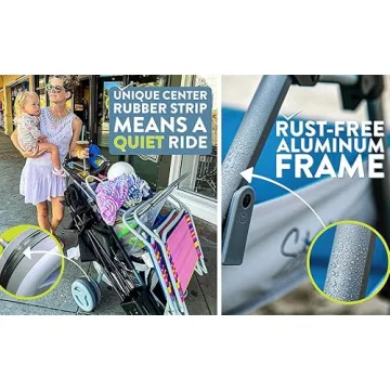 Strolee Collapsible Beach Cart for Easy Outdoor Adventures