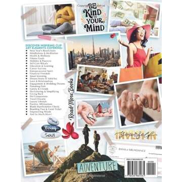 2025 Vision Board Clip Art Book: 500+ Powerful Pictures, Quotes, Words and Affirmations to Create Dream Boards for Women & Men (Vision Board Supplies)