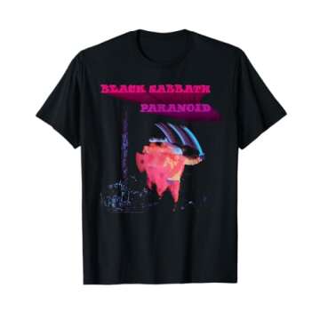 Black Sabbath Official Paranoid Motion Trails T-Shirt