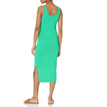 The Drop Women's Yasmin Side-Slit Midi Sweater Tank Dress