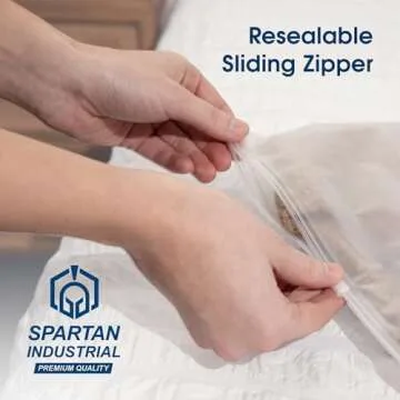 Spartan 11" x 14" Zip Bags - Durable & Multipurpose Packing Solutions