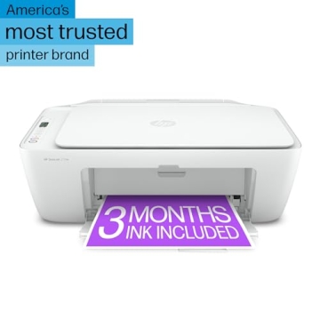 HP DeskJet 2734e Wireless All-in-One Printer with Free Ink