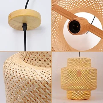 Stylish Frontsea Rattan Pendant Lighting for Modern Homes