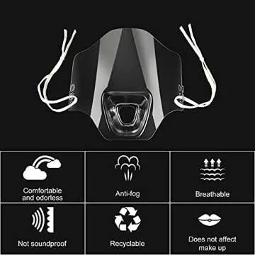 GagetElec Open Face Guard Mouth Covers - Comfort and Safety