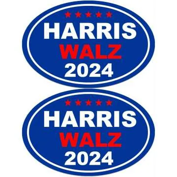 Harris Walz 2024 Magnets | Auto Bumper Stickers