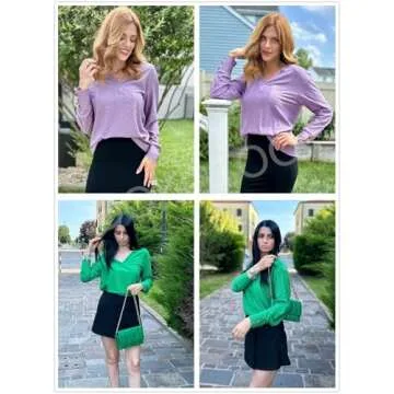 Dokotoo Elegant White Blouses for Women - Trendy Style