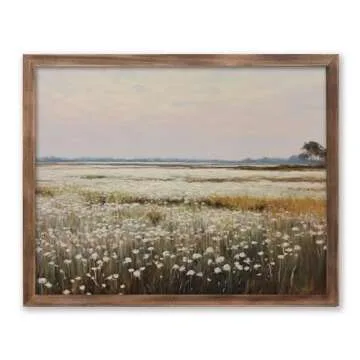 Spring Meadow Vintage Art Print for Chic Home Decor