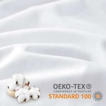 Soft ATsense King Size Cotton Duvet Cover Set for Comfort