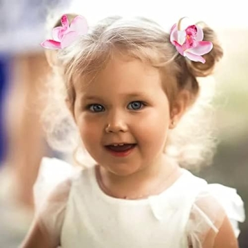 Colorful 20PCS Flower Hair Clips for Every Occasion