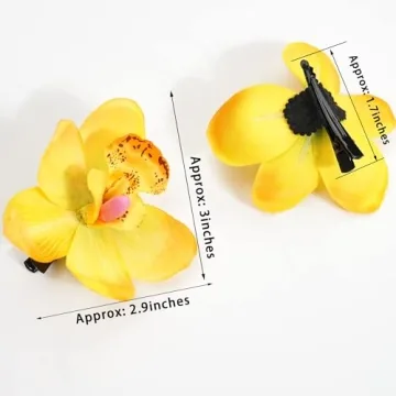 Colorful 20PCS Flower Hair Clips for Every Occasion