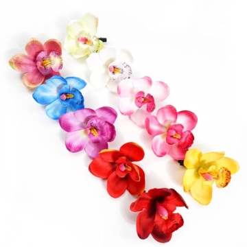 Colorful 20PCS Flower Hair Clips for Every Occasion