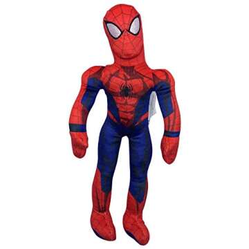 Jay Franco Marvel Spiderman Travel Set - 3 Piece Kids Travel Set Includes Blanket, Pillow, & Plush