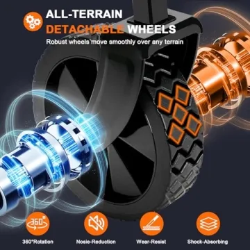 Collapsible 350lbs Portable Utility Wagon Cart