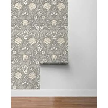 NextWall Honeysuckle Trail Floral Wallpaper for Easy Decor