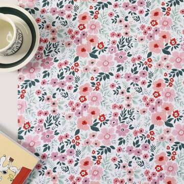 42Pcs Vibrant Floral Quilting Cotton Fabric Bundle - Sew Creative