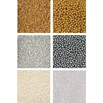 Wilton Gold, Silver & White Sprinkles Set for Decorating