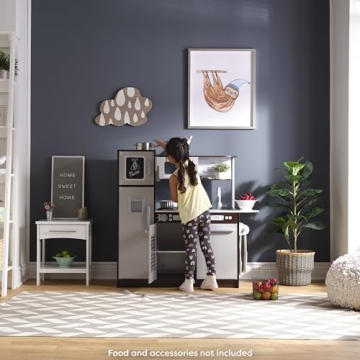 KidKraft Uptown Espresso Wooden Play Kitchen for Kids