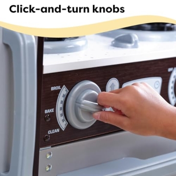 KidKraft Uptown Espresso Wooden Play Kitchen for Kids