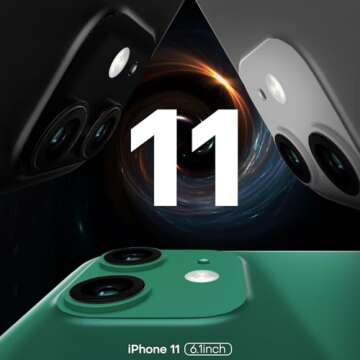 TAURI for iPhone 11 Phone Case Clear [Compatible with Magsafe], with 2X HD Screen Protector, [Military Grade Drop Protection] Shockproof Slim Case for iPhone 11 Case 6.1 inch