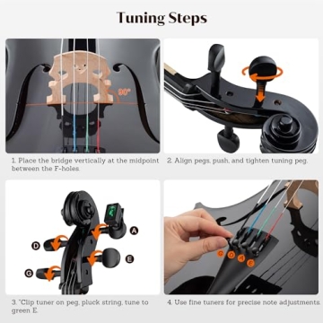 Premium Poseidon Cello with Case & Bow for Beginners