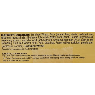 Mini Fillo Dough Shells 15 Per Box for Easy Baking