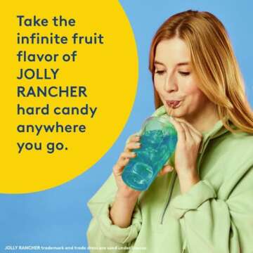 Jolly Rancher Rancher Singles To Go Water Drink Mix, Blue Raspberry, 12 Boxes With 6 Packets Each, 72 Total Servings