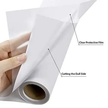 HTVRONT Heat Transfer Vinyl Rolls - Easy to Cut & Weed 12" x 15ft