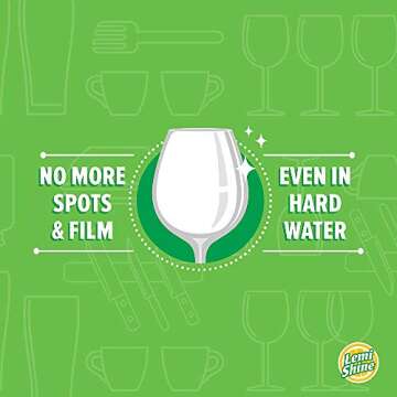 Lemi Shine Dish Detergent Booster, Hard Water Stain Remover, Multi-Use Citric Acid Cleaner (12 oz Container, 3 Pack Bundle)