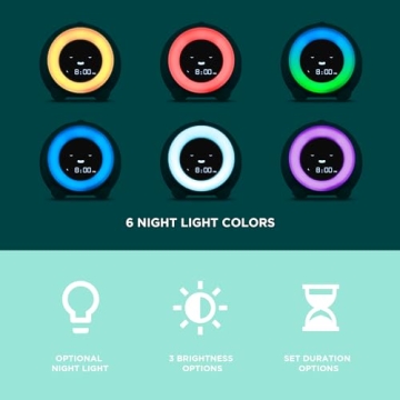 LittleHippo Mella Alarm Clock for Toddler Sleep Training