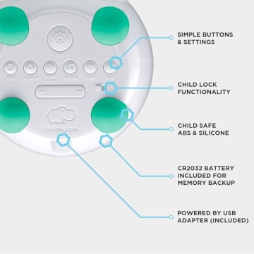 LittleHippo Mella Alarm Clock for Toddler Sleep Training