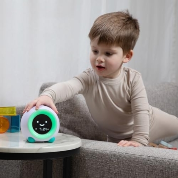 LittleHippo Mella Alarm Clock for Toddler Sleep Training
