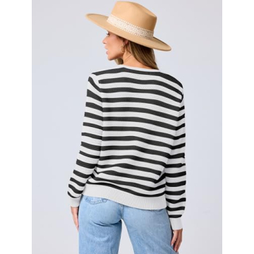 Stylish ANRABESS Tweed Knit Cardigan Women's Spring Essentials