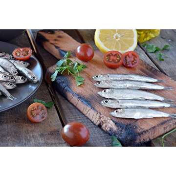 Season Sardines in Olive Oil - Wild Caught, 22g of Protein, Keto Snacks, More Omega 3's Than Tuna, Kosher, High in Calcium, Canned Sardines - 4.37 Oz Tins, 12-Pack