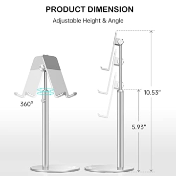 KAERSI Adjustable Tablet Stand for Desk - Universal Holder