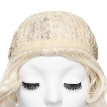 WELLKAGE Short Blonde Cosplay Marilyn Monroe Wig