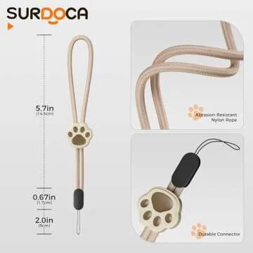SURDOCA Adjustable Phone Lanyard - Secure & Stylish