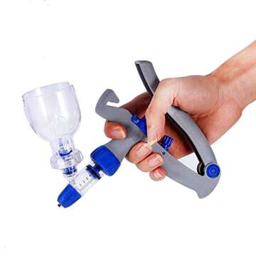 5ml Veterinary Injector Automatic Self Refill Syringe - Perfect for Livestock