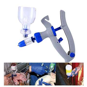 Automatic Self Refill Veterinary Injector for Livestock