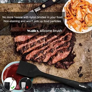 WALFOS Silicone Basting Brush Set for BBQ and Baking