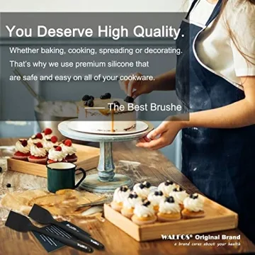 WALFOS Silicone Basting Brush Set for BBQ and Baking