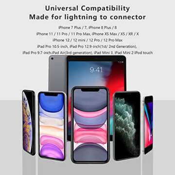 Mangotek iPhone Headphone Adapter, Lightning to 3.5 mm Headphone Jack Adapter iPhone Dongle Converter Aux Adaptor Compatible with iPhone 14 13 12 11 Pro Max 7 8 Plus SE X XR XS