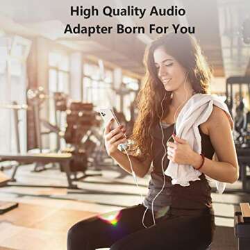 Mangotek iPhone Headphone Adapter, Lightning to 3.5 mm Headphone Jack Adapter iPhone Dongle Converter Aux Adaptor Compatible with iPhone 14 13 12 11 Pro Max 7 8 Plus SE X XR XS