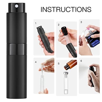 Lisapack 8ML Travel Perfume Atomizer Refillable Sprayer