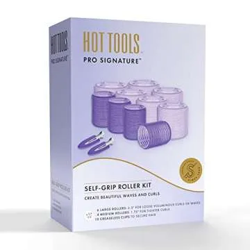 Hot Tools Pro Signature Self-Grip Roller Kit | Curls and Waves With Minimal Heat
